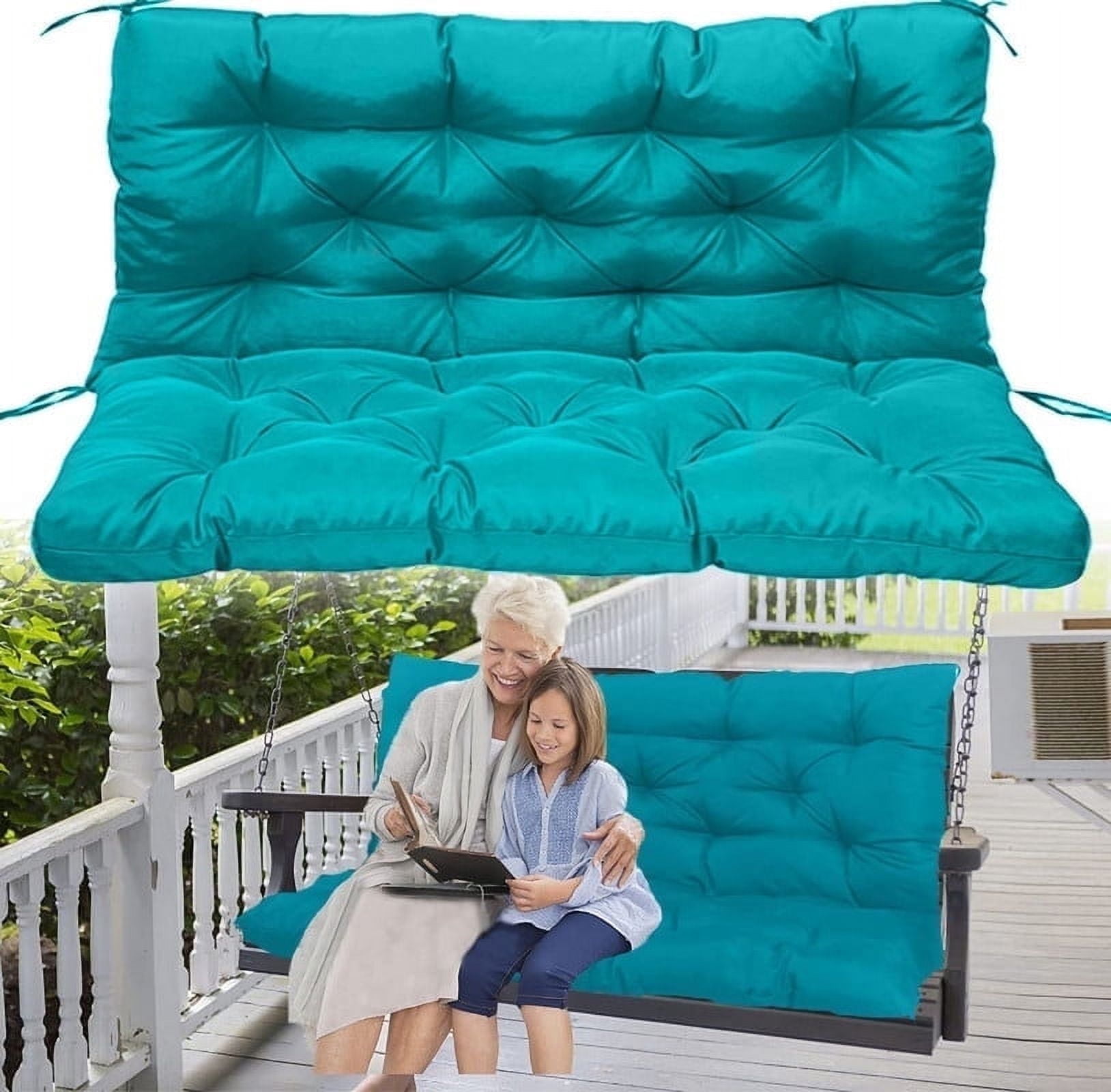 Swing Replacement Cushions with Backrest, Outdoor Seat Cushion Backrest ...