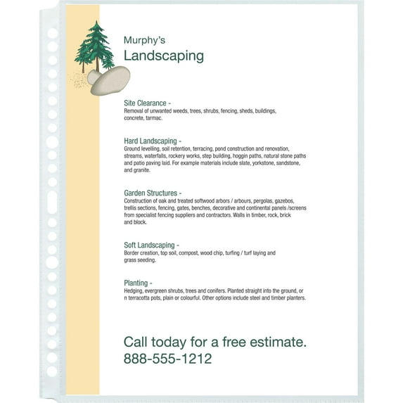 Swing-Ring Presentation Book