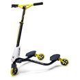 Swing Scooter for Kids, Y Fliker Pro 3 Wheels Wiggle Scooter Foldable