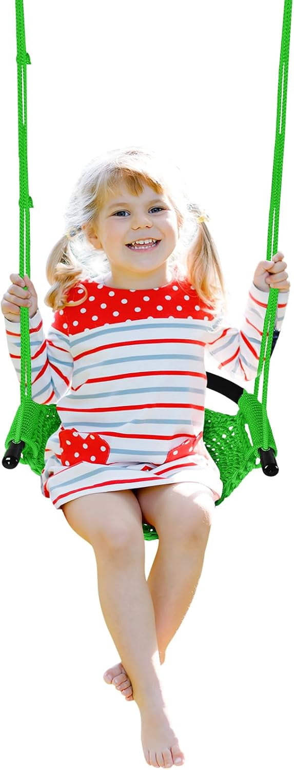 Swing Seat 2in1 Heavy Duty Rope Play Secure Swing Set for Indoor