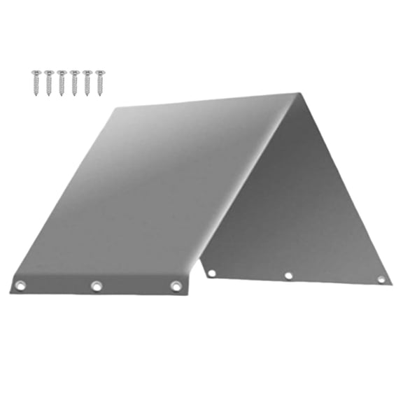 Swing Set Replacement Tarp, 52" x 90" Waterproof Oxford Cloth Awning, UV-Resistant Playground Roof Cover for Outdoor Playsets(Grey)