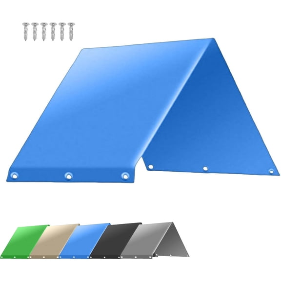 Swing Set Replacement Tarp, 52"x90" Playground Canopy Replacement, Outdoor Swingset Shade Cover Waterproof Rainproof Awning for Playset Playhouse (B)