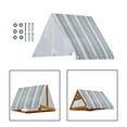 thumbnail image 1 of Swing Set Replacement Tarp Backyard Playset Canopy Waterproof 600D Oxford Cloth Easy Installation Kids Wooden Swingset Protection Cover stripe, 1 of 8
