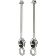 Swing Set Stuff 6" x 3/8" Nylon Bushing Swing Hanger Pair, Black