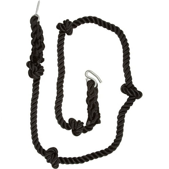 Swing Set Stuff Inc. 3/4" Knotted Climbing Rope (Black)