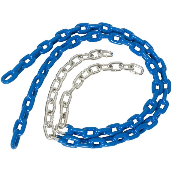 Swing Set Stuff Inc. 3.5 Ft. Coated Trapeze Chain Pair (Blue)