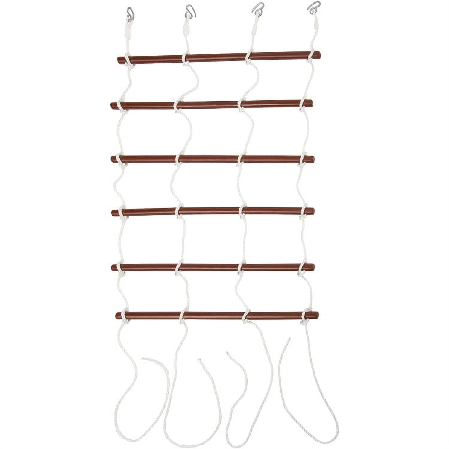36-Inch Hardwood Rope Ladder with Pelican Hooks