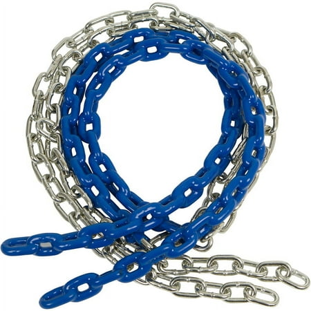 Swing Set Stuff Inc. 5.5 Ft. Coated Trapeze Chain Pair (Blue)