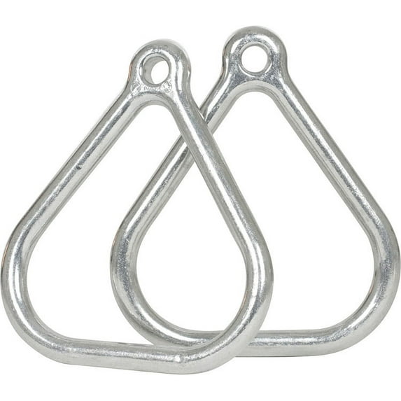 Swing Set Stuff Inc. Aluminum Triangle Trapeze Rings Pair