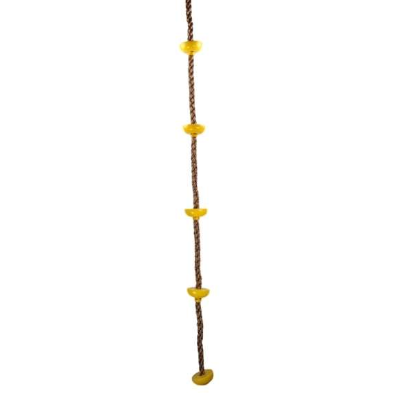 Swing Set Stuff Inc. Climbing Rope with Steps Yellow