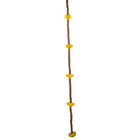 Swing Set Stuff Inc. Climbing Rope with Steps Yellow
