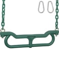 thumbnail image 1 of Swing Set Stuff Inc. Combo Trapeze with 3.5 Ft. Coated Chain (Green), 1 of 2