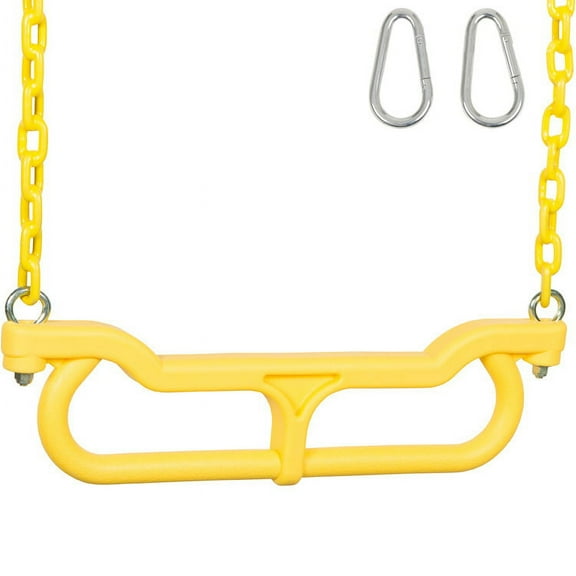 Swing Set Stuff Inc. Combo Trapeze with 3.5 Ft. Coated Chain (Yellow)