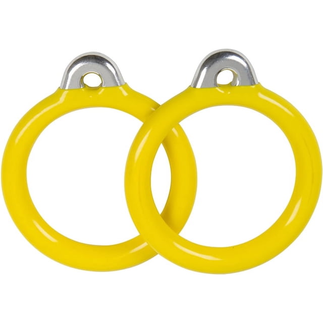 Swing Set Stuff Commercial Round Trapeze Rings - Pink Coated Playground Attachment
