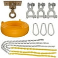 thumbnail image 1 of Swing Set Stuff Inc. Complete Tire Swing Kit with Light Duty Tire Swivel Yellow, 1 of 7