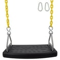 thumbnail image 1 of Swing Set Stuff Inc. Flat Seat with 8.5 Ft. Coated Chain (Black/ Yellow), 1 of 7