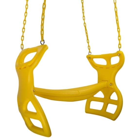 Swing Set Stuff Inc. Glider with Coated Chain (Yellow)