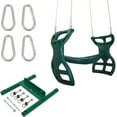 thumbnail image 1 of Swing Set Stuff Inc. Glider with Rope Kit (Green) and SSS Logo Sticker, 1 of 2