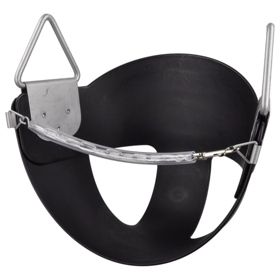 Swing Set Stuff Inc. Half Bucket Swing (Black)