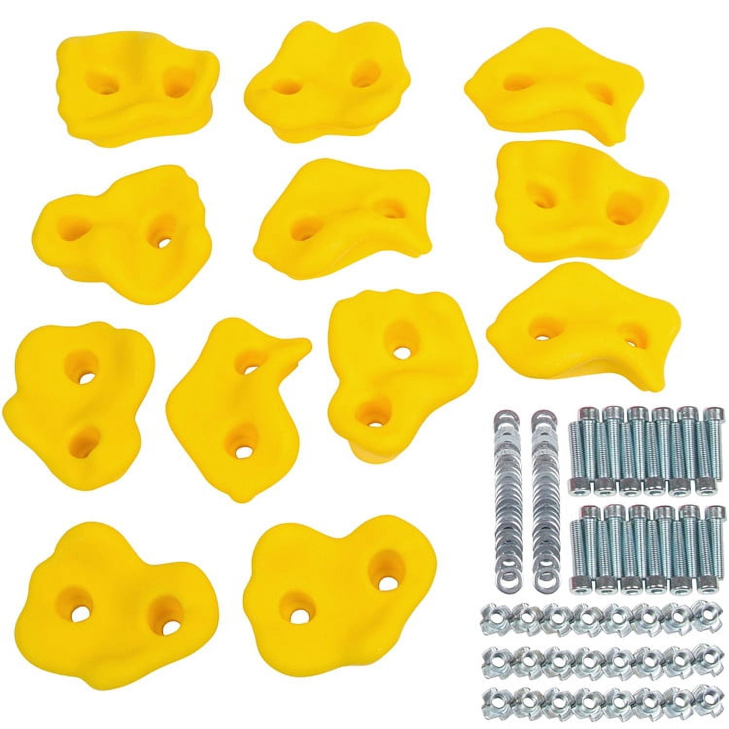 Swing Set Stuff Inc. Large Textured Rock Holds (Yellow)