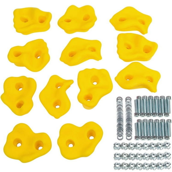 Swing Set Stuff Inc. Large Textured Rock Holds (Yellow)