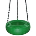 thumbnail image 1 of Swing Set Stuff Inc. Plastic Tire Swing with Coated Chain (Green), 1 of 7