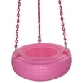 thumbnail image 1 of Swing Set Stuff Inc. Plastic Tire Swing with Coated Chain (Pink), 1 of 7