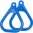 thumbnail image 1 of Swing Set Stuff Inc. Plastic Trapeze Ring Pair (Blue), 1 of 6