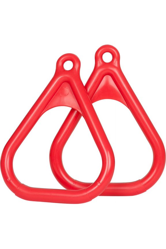Inc. Plastic Trapeze Ring Pair (Red)