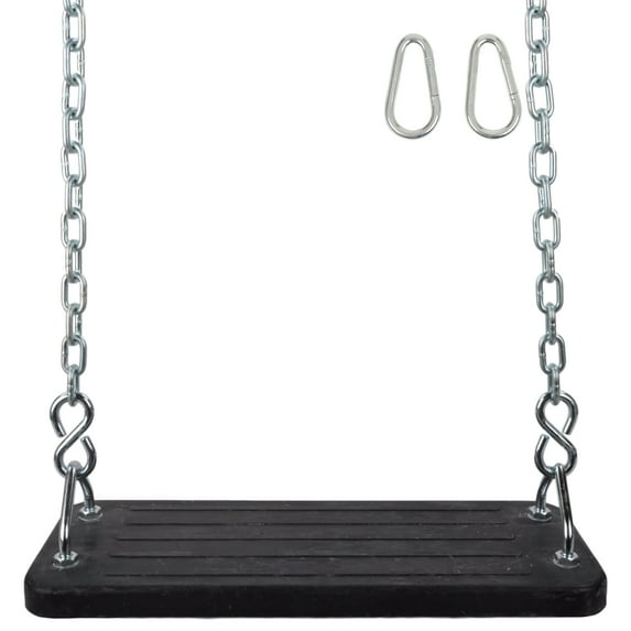 Swing Set Stuff Inc. Small Mega Flat Seat with Uncoated Chain