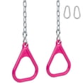 thumbnail image 1 of Swing Set Stuff Inc. Trapeze Rings with Chains (Pink), 1 of 6