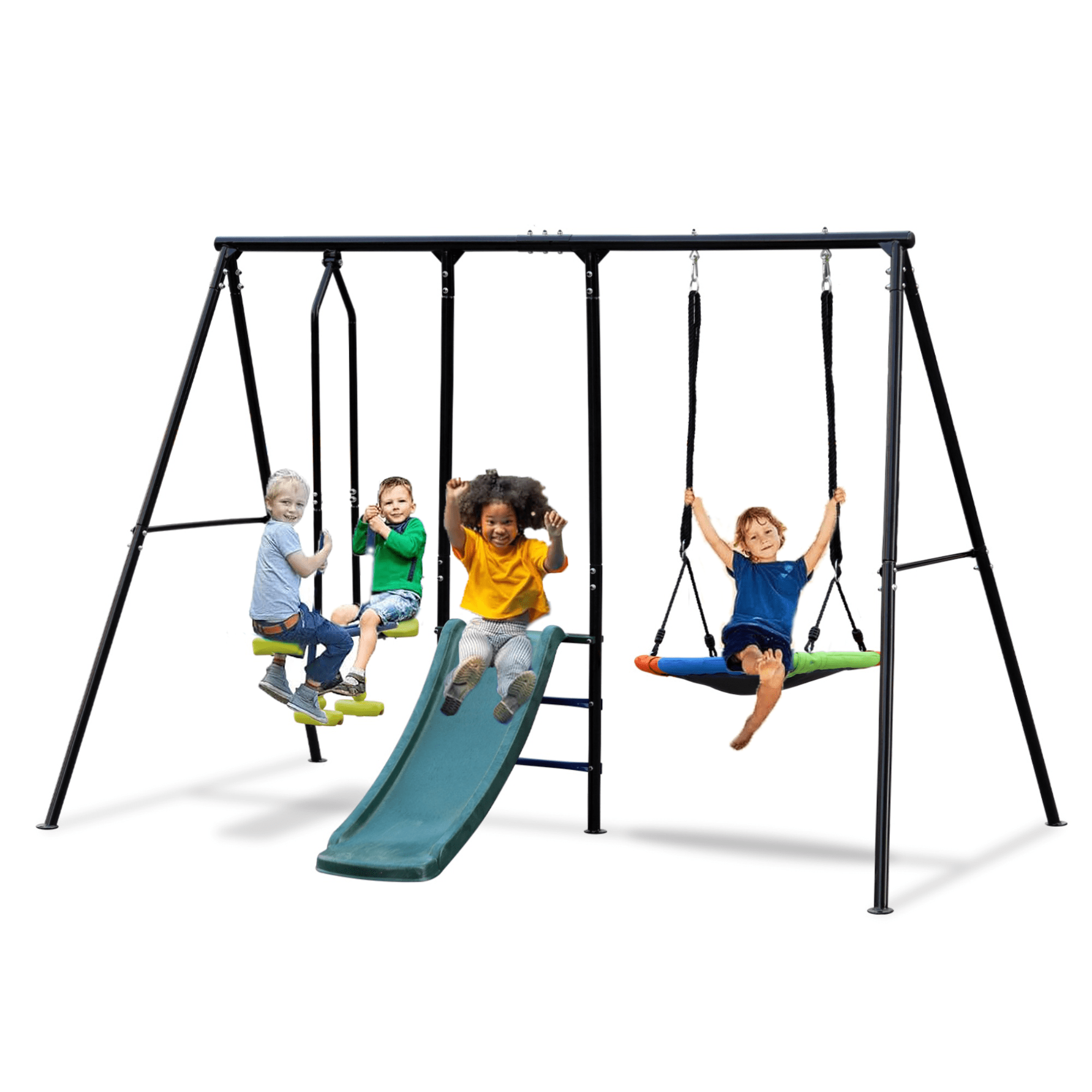 Sportspower Super Flyer Swing Set with 2 Flying Buddies