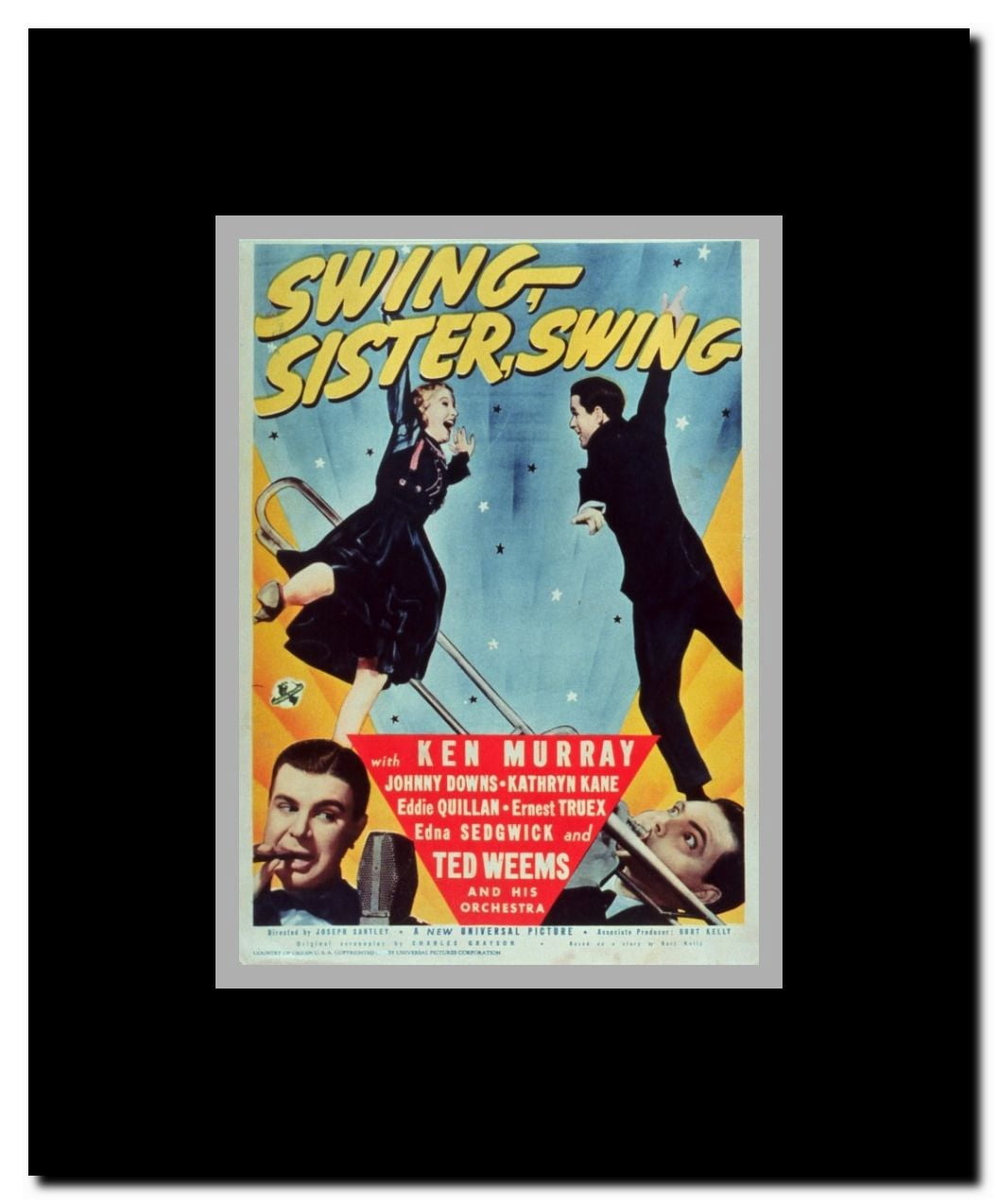 Swing Sister Swing Framed Movie Poster