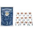 thumbnail image 1 of Swing Style Flip Top Bottle Replacement Caps With Rubber Gasket, 12 Pack, 1 of 8