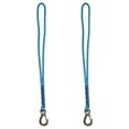 thumbnail image 1 of Swing Suspension Strap with Heavy Duty Stainless Steel Hook Hanging Chair Connection Ropes for Outdoor Hammocks Chair and Trees Hang Kit (Blue 2Pcs), 1 of 13
