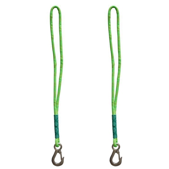 Swing Suspension Strap with Heavy Duty Stainless Steel Hook Hanging Chair Connection Ropes for Outdoor Hammocks Chair and Trees Hang Kit (Green 2Pcs)