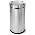 thumbnail image 1 of Swing Top Can - Brushed Stainless Steel - 14.5 gal, 1 of 1
