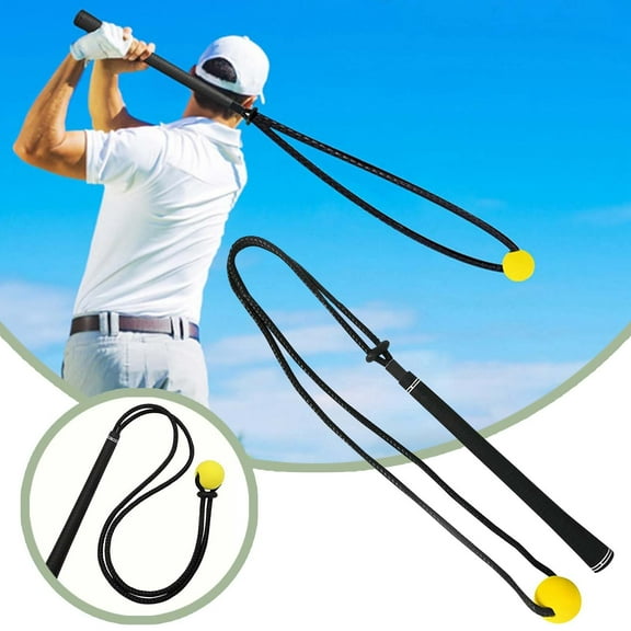 Swing Trainer Rope Aid Adjustable Length Practice Tool for Improved Speed Flexibility and Strength Training