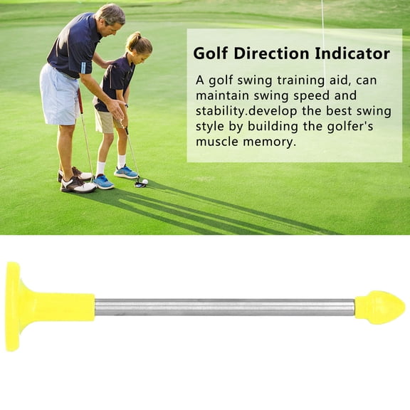 Swing Training Aid Direction Indicator with Stainless Steel and ABS Plastic, 45g