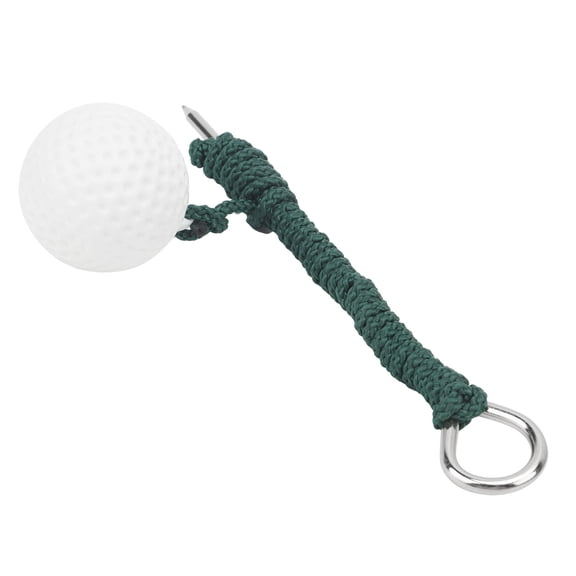 Swing Training Aid with Retractable Nylon Rope and Stainless Steel Tether for Backyard Practice