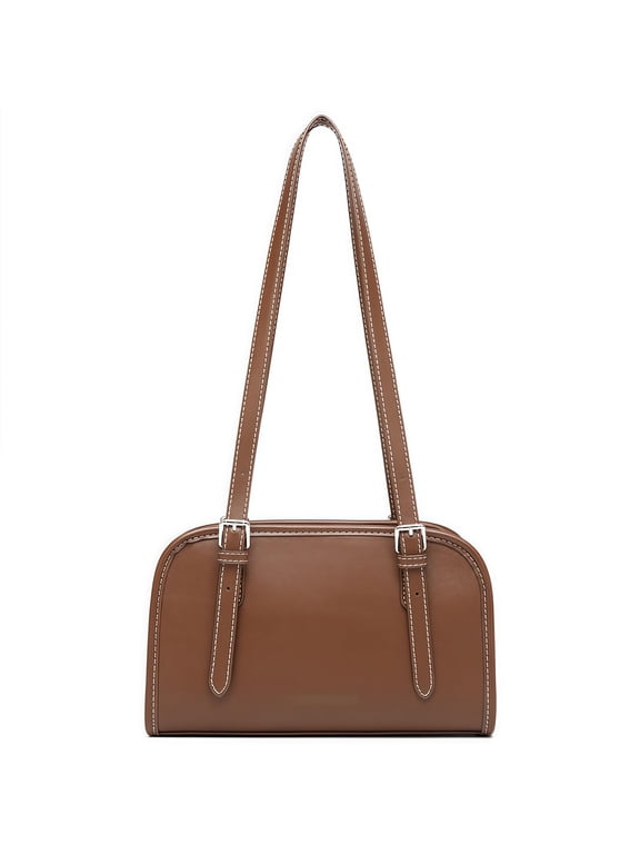 Swing Zip Leather Shoulder Bag for Women | Top-Handle Hobo Purse with Adjustable Strap | Ideal for Daily & Travel Use.