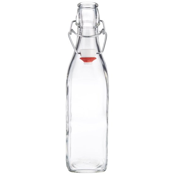 Swing top Round 17 ounce / 500ML glass bottle