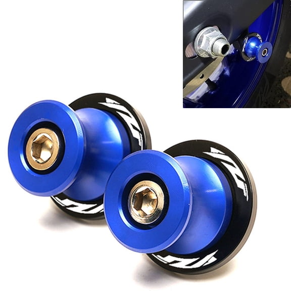 Swingarm Spools Slider Stand ScrewsM6 For Yamaha YZF R1 R3 R6Blue