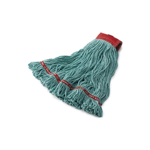 Swinger Loop Wet Mop Heads, Cotton/Synthetic, Blue, Large
