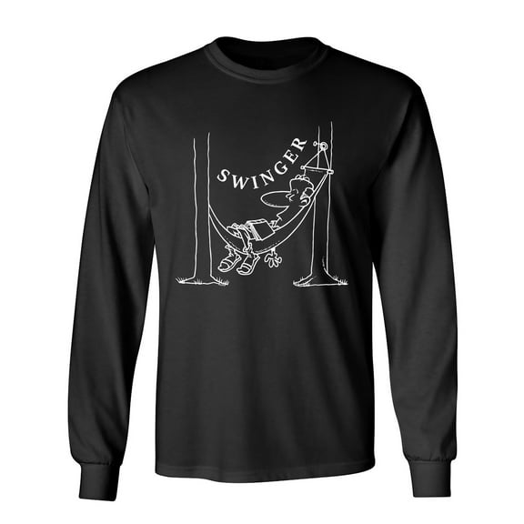 Swinger Sarcastic Humor Novelty Men's Long Sleeve Shirts