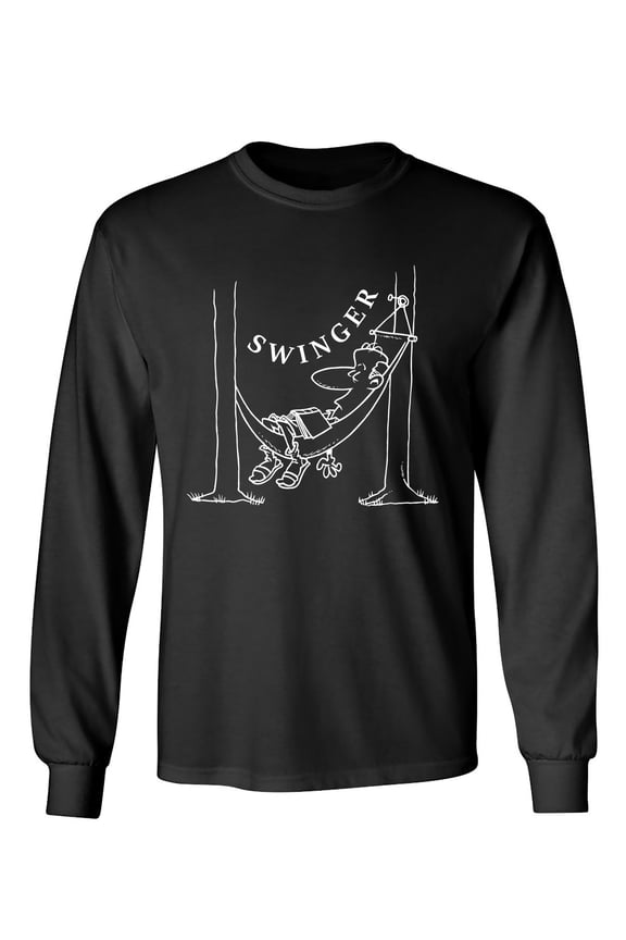 Swinger Sarcastic Humor Novelty Men's Long Sleeve Shirts