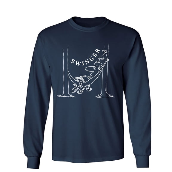 Swinger Sarcastic Humor Novelty Men's Long Sleeve Shirts