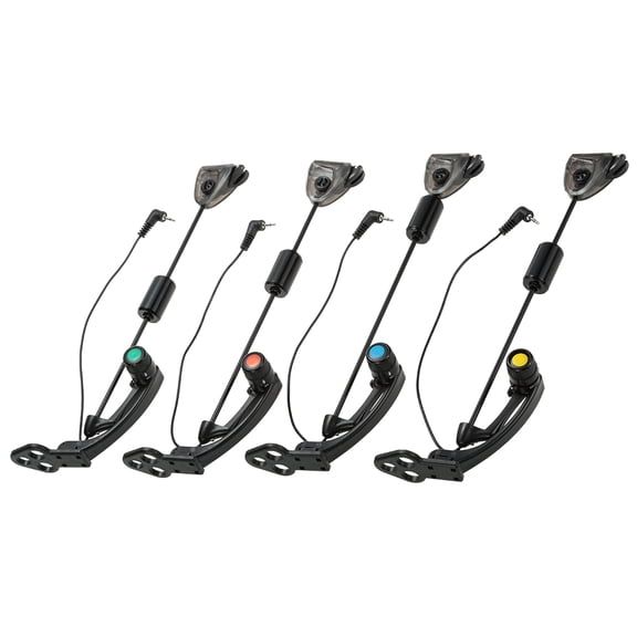 Swingers,Bite Indicator Carp Set Fish Bite 4pcs Led Fish Bite Indicator Mewmewcat Indicators Dsfen Qisuo