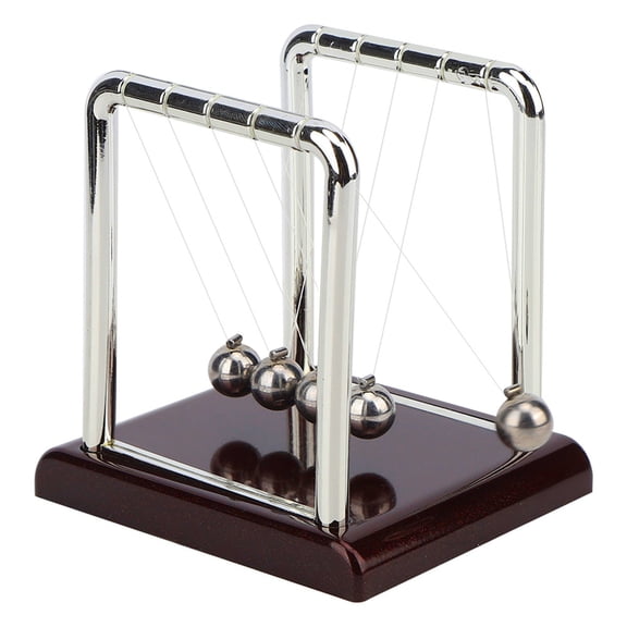 Swinging Balance Ball Toy Physics Educational Desk Ornament For Home Office With Conservation Of Momentum And Energy, Suitable For Home Study Or Office Table