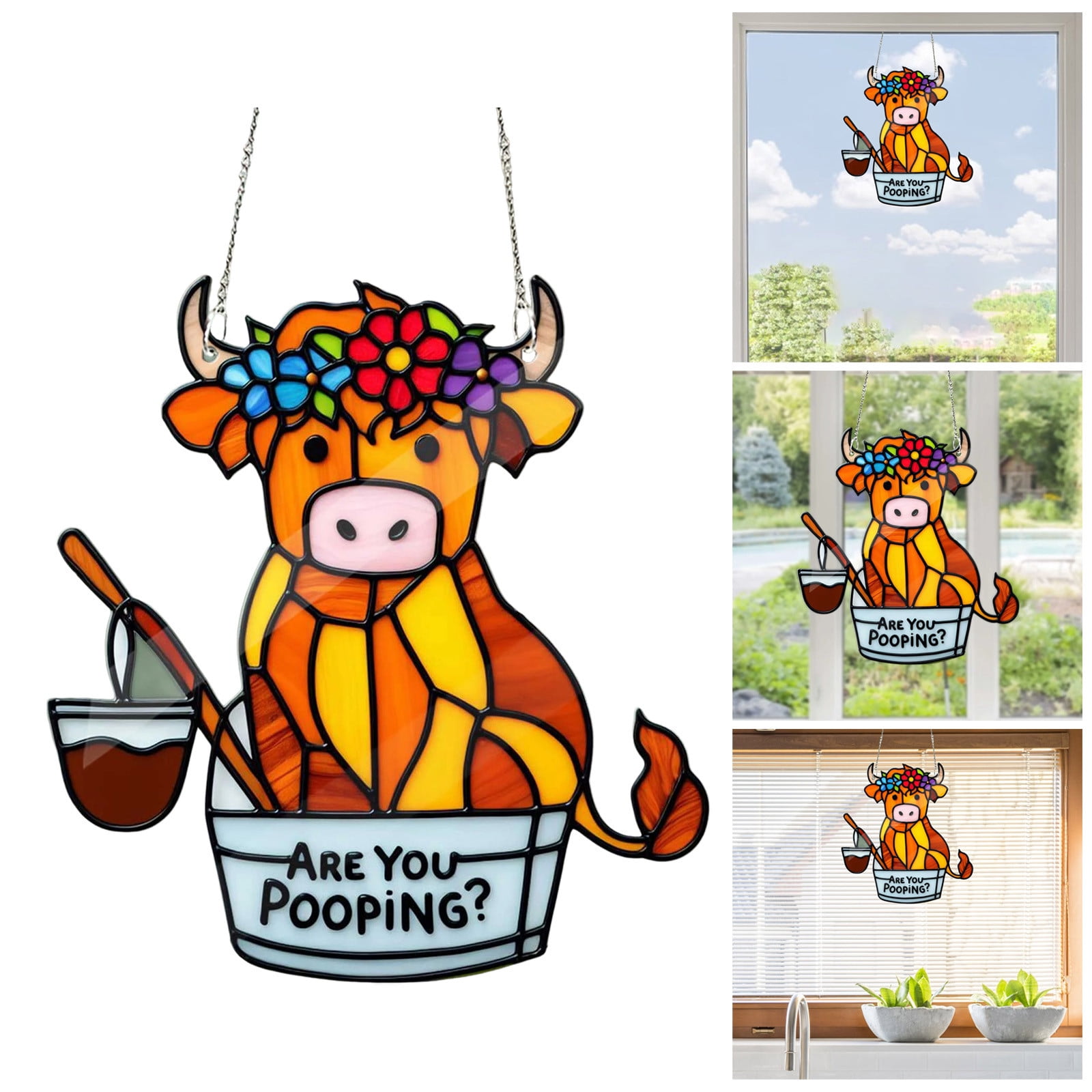 Swinging Cow Popcorn And Garland Decorative Beads for Bowls Garland